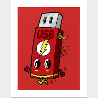 USB Flash Drive Posters and Art